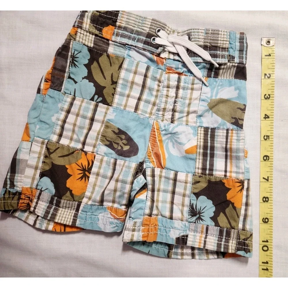 Gymboree 2011‎ Rhino Cutie Patchwork Shorts Size 12-18 Mo